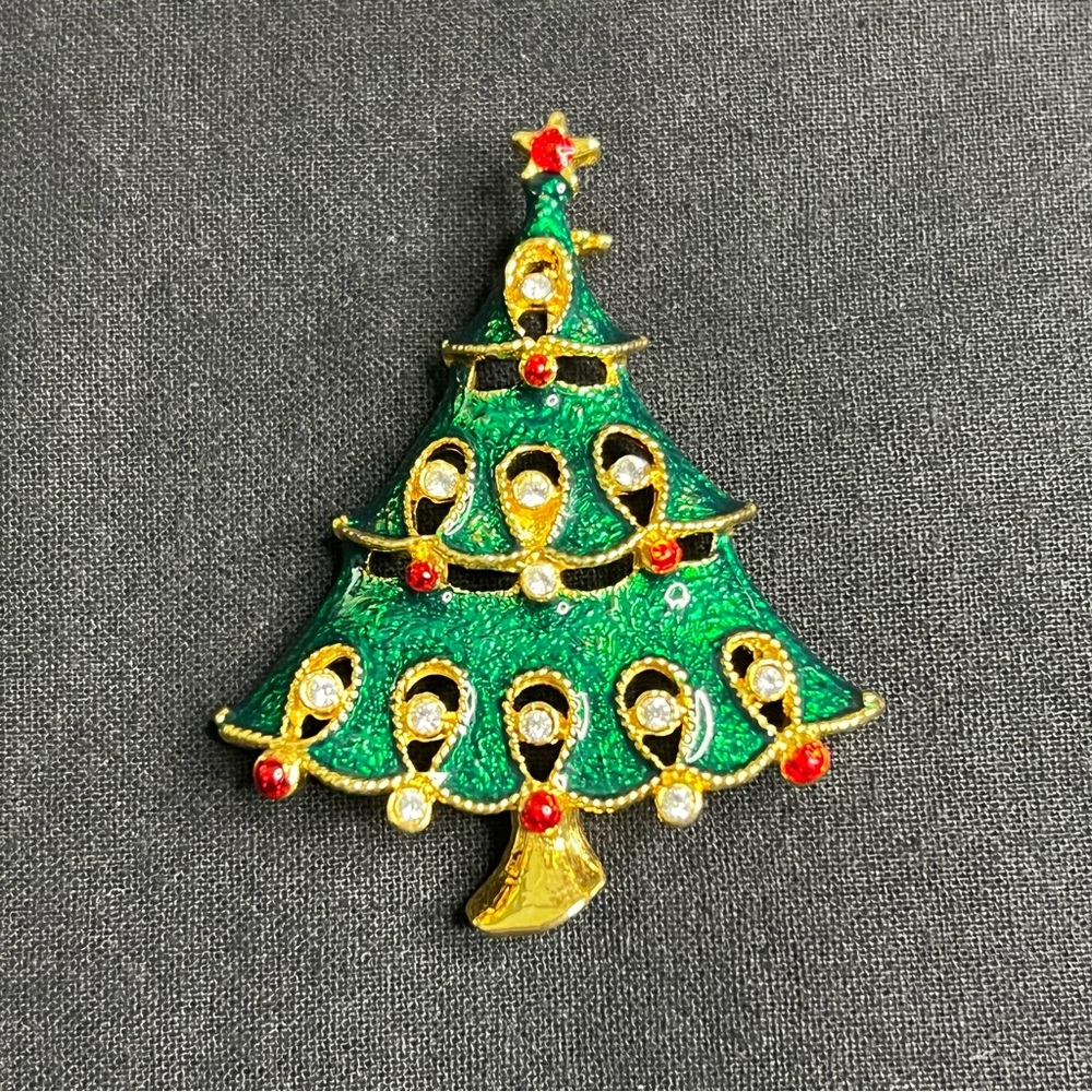 Christmas Tree Brooch